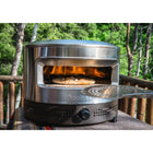Solo Stove - Four à pizza à essence Pi Prime-Alimenté au propane, contrôle de la température orienté vers l’avant, préchauffage de 15 minutes. Chauffage demi-dôme, ouverture panoramique, temps de cuisson de 90 secondes, pierre de cuisson à pizza cordiérite. 