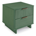 Manhattan Comfort - Granville commode et table de chevet modernes - vert sauge - ensemble de 2-17,72 po L x 37,80 po l x 31,73 po h