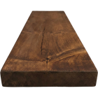Entrepot La Grange - Tablette flottante 36 x 8 x 2 po - avec quincaillerie - Noyer moyen-Bois véritable