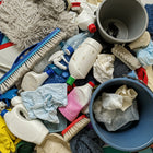 TerraCycle - Fournitures de nettoyage et accessoires - Zero Waste Box- Grande-Inclus : boîte de collecte durable imprimée en couleur avec doublure interne, étiquette d’expédition UPS prépayée pour le retour, et recyclage des déchets collectés.
