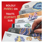 Sharpie - Marqueurs créatifs - Tons terreux2 - marqueurs acryliques à base d’eau - pointe ronde - couleurs assorties - paquet de 5-Il n’est pas non plus nécessaire de le secouer! Il suffit d’enlever le bouchon et de laisser libre cours à votre créativité! Pour de meilleurs résultats, rangez les marqueurs à l’horizontale