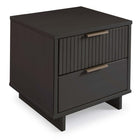 Manhattan Comfort Granville Modern Dresser and Nightstand Set - Dark Grey-17.72" L x 37.8" W x 31.73" H