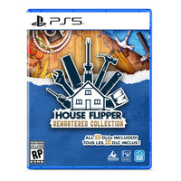 House Flipper Remastered Collection pour Playstation 5-La rénovation n’a jamais été aussi belle : House Flipper Remastered Collection est ton billet amélioré pour le monde satisfaisant du chaos de la rénovation. Enfile tes bottes et incarne une équipe en solo pour transformer ces propriétés sales et dévastées en véritables joyaux. Maintenant avec de meilleurs visuels, des voix off et du contenu frais - c’est toujours House Flipper, mais en mieux