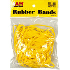 JAM Paper - Élastiques colourés - taille 33 - jaunes - Paquet de 100-Couleur : Jaune | Élastiques colourés