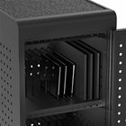 Luxor - Chariot de recharge sécurisé USB-C pour 24 appareils (45 W par port, pour ordinateurs portables jusqu’à 16 po)-24 emplacements rembourrés et gestion intégrée des câbles pour prévenir les dommages