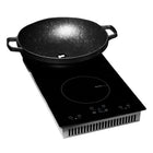 Danby - Plaque de cuisson à induction 12 pouces à 2 brûleurs - Noire-Surface en verre céramique : Élégante, durable et facile à nettoyer