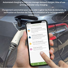 Emporia - Chargeur NACS/TESLA pour véhicules électriques de niveau 2 (48 A) câblé et ensemble de gestion de charge biphasée Vue 3 - Blanc-8