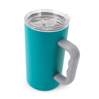 General Supply Goods + Co - Tasse à café avec poignée 600 ml - Sarcelle -Capacité de 600 ml