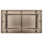 Manhattan Comfort - Table de salle à manger d'extérieur moderne Genoa 160 cm - Tressage couleur naturel tan-35,83 po L x 62,99 po l x 29,53 po H