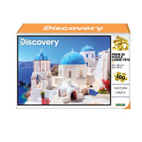 Discovery - Prime 3D Santorin, Grèce 500 pièces casse-tête, pour adultes-Casse-tête 500 pièces