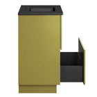 Modway - Quantum 30" Vanette de salle de bain - Or noir-7