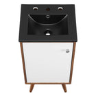 Modway - Transmit 18" Vanette de salle de bain - Noir noyer-8