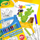 Crayola - Kit de marqueurs Super Tips Créer et colourier-Livré avec 20 feuilles de dessin au trait et 20 feuilles vierges pour que vous puissiez commencer à créer tout de suite