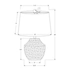 Monarch Specialties - Luminaire - 20 po H Lampe De Table - Béton Crème - Abat-Jour Ivoire / Crème - Moderne-Cet accent décoratif polyvalent illuminera tout espace contemporain, que vous le placiez sur une table d'extrémité ou latérale dans un salon, ou sur une table de chevet dans votre chambre comme une option d'éclairage élégante