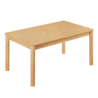 Modway - Alba Extensible Table à manger, Chêne-S’étend de 59 à 75 pouces