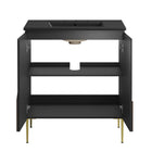 Modway - Alchemist 30" Vanette de salle de bain - Noir noir-Assemblée requise