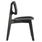 Modway - Habitat Fauteuil d’appoint de salle à manger - Noir-Aucune assemblée requise