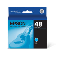 Epson - T048 Cartouche d'encre - Capacité standard - Cyan-Cyan   