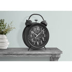 Monarch Specialties - Horloge - 12 po Rond - Mécanisme D'Engrenage - Noir - Transitionnel-Fabriqué à partir d'un cadre en plastique de qualité avec un design à double cloche, il est doté d'un mouvement à quartz sans tic-tac pour un chronométrage précis, vous assurant de ne jamais manquer un battement