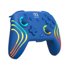 Turtle Beach - Manette de gaming RGB sans fil Afterglow Wave pour Nintendo Switch 2 - Bleu-Bouton C pour les fonctionnalités GameChat