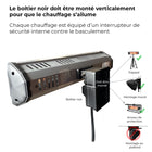 Heat Storm - Radiateur infrarouge portatif d'extérieur Tradesman Combo 1500 W-10