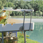 Outsunny - Table glacière pliante 3,5 pi avec vidange-Le design pliant permet un rangement peu encombrant et un transport facile  
