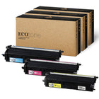 Ecotone - Toner remanufacturé Brother TN433 - Rendement extra élevé - Cyan/Magenta/Jaune-Couleur : Cyan/Magenta/Jaune 