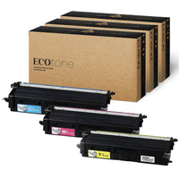 Ecotone - Toner remanufacturé Brother TN433 - Rendement extra élevé - Cyan/Magenta/Jaune-Couleur : Cyan/Magenta/Jaune 