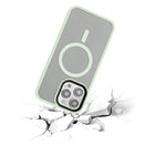 TUFF8 - Étui robuste Glide Guard pour iPhone 15 Pro - Vert clair-Conception ergonomique : TUFF8 a été conçu pour donner à vos doigts et à vos mains plus de contrôle tactile lorsque vous passez des appels, envoyez des SMS ou utilisez votre téléphone grâce à sa prise en main bien conçu