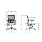 Kopplen - Chaise De Bureau Ergonomique Avec Support Lombaire - Gris-Mobilité sans effort