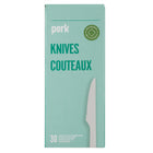 Perk - Couverts réutilisables - Couteau - Paquet de 30-Conçu pour une utilisation répétée 