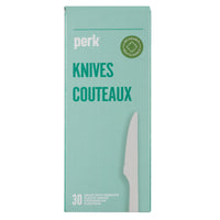 Perk - Couverts réutilisables - Couteau - Paquet de 30-Conçu pour une utilisation répétée 