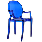 Modway - Casper Fauteuils de salle à manger Ensemble de 2 - Bleu-Capacité de poids des chaises : 331 livres