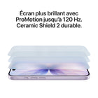 Apple - iPhone 17 - 512 Go - Blanc  - Débloqué-PUCE A19. PUISSANCE TURBO. EFFET DYNAMO. - Le processeur graphique 5 cœurs et le Neural Engine avancé propulsent tout ce que vous faites sur iPhone, d’Apple Intelligence aux jeux AAA