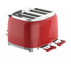 Salton - grille pain numériques NuRetro 4 tranches - cerise cosmique-Créez une cuisine parfaitement coordonnée avec les autres appareils de la gamme nuretro de salton!