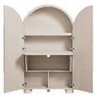 Modway - Bellamy Arqué Armoire de bureau pliante - Frêne-8