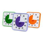 Time Timer - Minuterie originale de 8 po – Ensemble de salle de classe Learning Center, couleurs secondaires, ensemble de 3-Magnétique et autonome : des aimants puissants permettent à chaque Time Timer Original 8 po d'être affiché sur un tableau blanc, un réfrigérateur, un classeur ou tout autre matériau métallique, mais il peut également être posé seul ou accroché au mur.