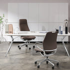 Nexten Pro - Chaise de bureau - Dossier haut - Marron-8