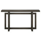 Hudson&Canal - Console Breslow 55" L - Brun aulne-La table est fabriquée à partir de matériaux MDF de haute qualité et durables