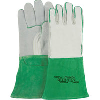 Weld-Mate - Gants De Soudage, Cuir De Vache Refendu, Taille T-Grand, paquet de 12-Doublure Non doublé