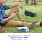 MyBat - Enceinte d'extérieur sans fil, portable, robuste et étanche - Vert armée-Portable et léger : Conception pratique pour une utilisation facile en déplacement.