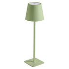 Xtricity - Lampe de table tactile LED portable Lucie - Sauge-Corps de lampe en métal et acrylique pour une durabilité et un style moderne