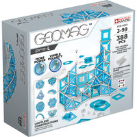Geomag - MASTERBOX PRO-L - Lot de 388-Plateforme de construction magnétique qui aide les enfants à comprendre les concepts scientifiques du magnétisme et des polarités magnétiques