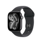 Apple - Watch Series 11 - 42 mm - GPS - Boîtier en aluminium Noir de jais avec Bracelet sport Noir, M / G-Le score de sommeil vous aide à suivre et à comprendre la qualité de vos nuits afin d’en optimiser l’effet réparateur