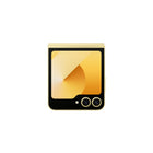 Samsung - Galaxy Z Flip6 - 256 Go - Jaune - Bell et Virgin Plus-Restez connecté, même lorsque votre téléphone est fermé. Effectuez des tâches simples, envoyez des messages texte et obtenez des suggestions de réponse rapide dans la fenêtre Flex