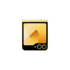 Samsung - Galaxy Z Flip6 - 256 Go - Jaune - Bell et Virgin Plus-Restez connecté, même lorsque votre téléphone est fermé. Effectuez des tâches simples, envoyez des messages texte et obtenez des suggestions de réponse rapide dans la fenêtre Flex