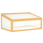 Outsunny - Serre de jardin portable 8 pi x 6 pi x 7 pi avec 18 étagères- Châssis de serre de jardin robuste et compact pour une utilisation en extérieur et en intérieur  
