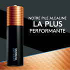 Duracell - Optimum Piles Alcaline AA  - paquet de 12-Emballage refermable : les piles Duracell Optimum sont offertes dans un emballage refermable qui permet un accès et un rangement faciles et rapides