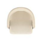 Manhattan Comfort - Lot de 4 chaises de salle à manger modernes Luce 22 po en similicuir texturé - Sable-22,4 po L x 23 po l x 29,9 po H