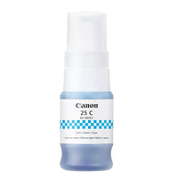 Canon - Bouteilles d’encre GI-25 cyan-Encre à base de colorant pour des impressions couleur vives et durables
